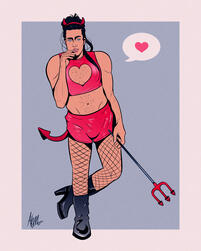 Lakia, in an outfit befitting an incubus [2022]