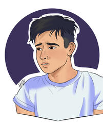 Robin, a biologist from my space opera WIP [2020]